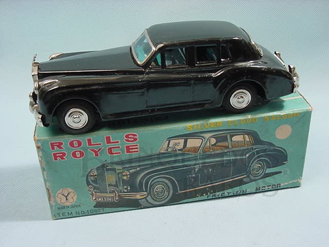 Brinquedo antigo Rolls Royce Silver Cloud Saloon com 22,00 cm de comprimento Década de 1960