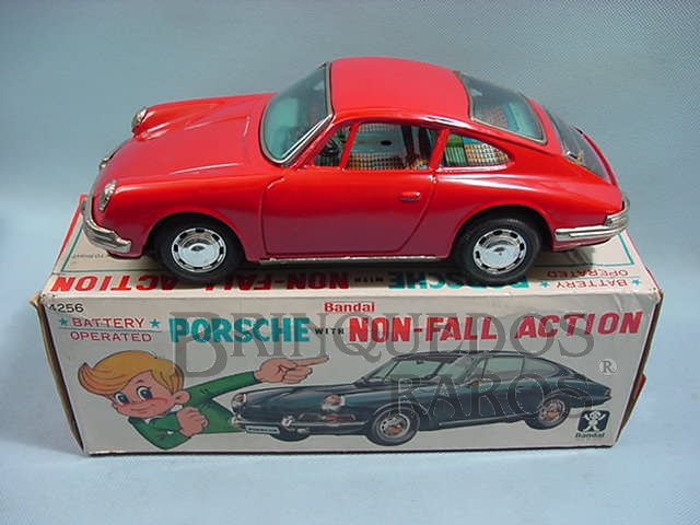 Brinquedo antigo Porsche 911 com 26,00 cm de comprimento Década de 1960