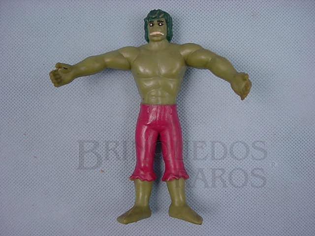 Brinquedo antigo Incrivel Hulk, com 15,00 cm de comprimento