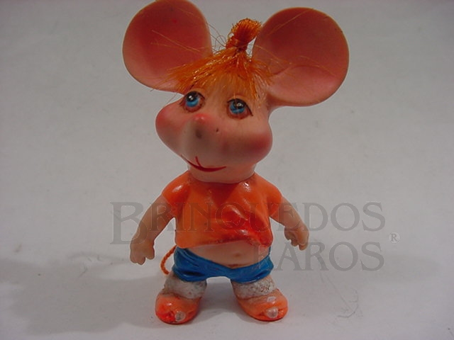 Brinquedo antigo Topo Gigio com 8,00 cm de altura
