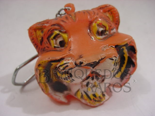 Brinquedo antigo Chaveiro Tigre da Esso Década de 1960