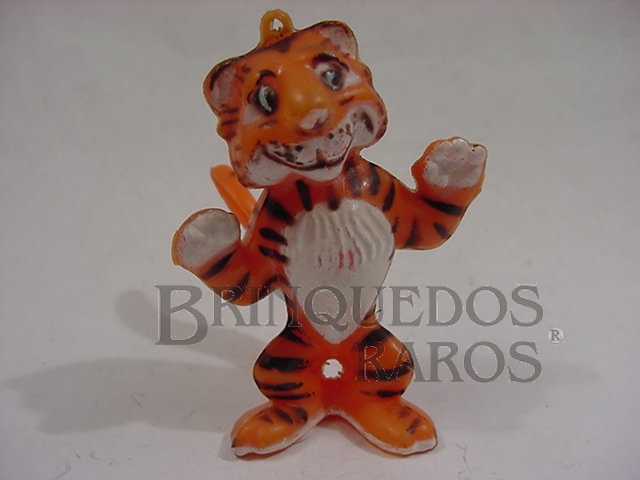 Brinquedo antigo Tigre da Esso com 8 cm de altura