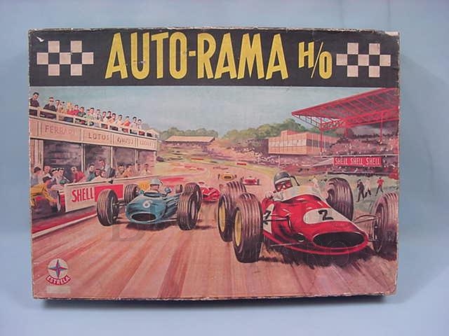 Brinquedo antigo Caixa do Autorama Estrela escala HO fabricada no final da década de 60