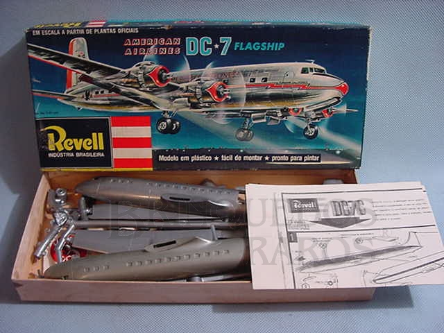 Brinquedo antigo Avião McDonnell Douglas DC-7 Flagship American Airlines