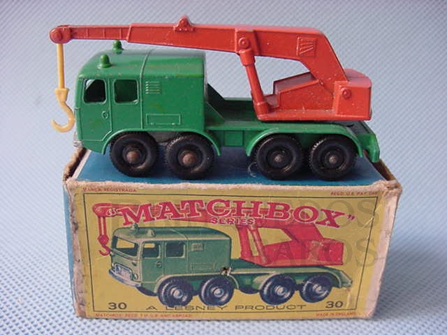 Brinquedo antigo Guindaste Eight Wheel Crane Truck black plastic Regular Wheels