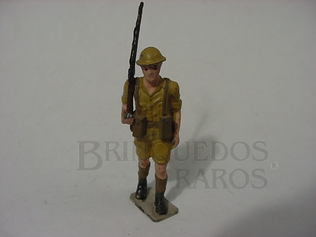 Brinquedo antigo Soldado Inglês do 8º Exercito África 1942