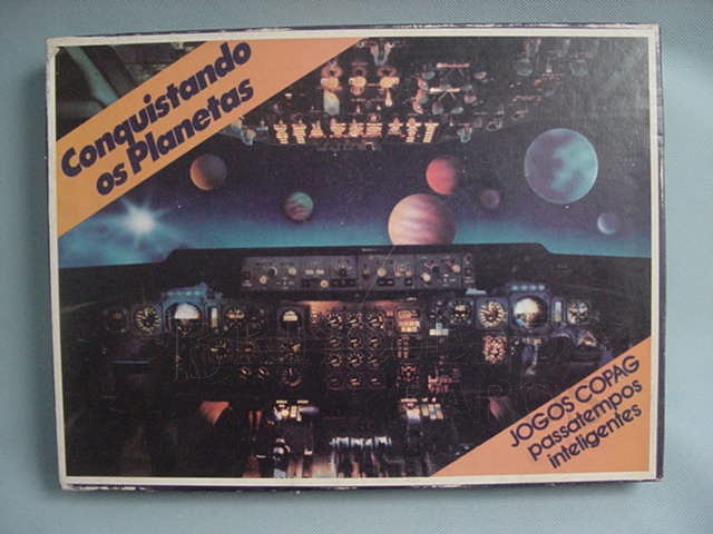 Brinquedo antigo Conquistando os Planetas Década de 1980