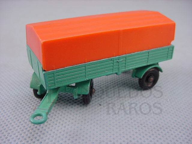 Brinquedo antigo Mercedes Trailer black plastic Regular Wheels