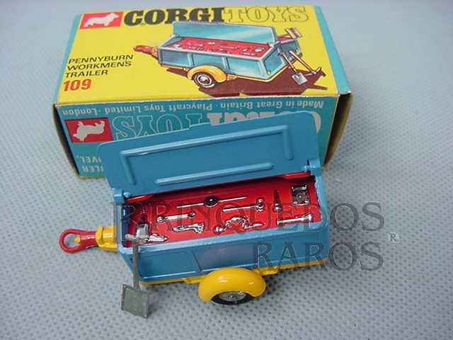 Brinquedo antigo Pennyburn Workmens Trailer