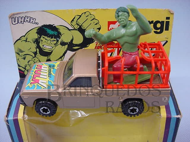 Brinquedo antigo Carro do Incrivel Hulk Incredible Hulk Década de 1970