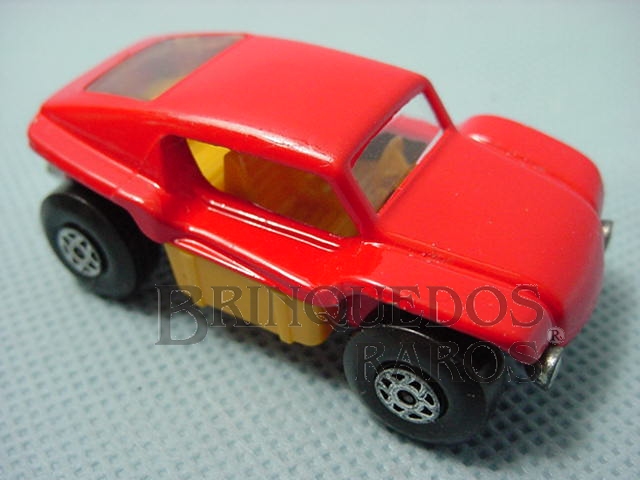 Brinquedo antigo Beach Buggy Superfast vermelho Brazilian Matchbox Inbrima 1970