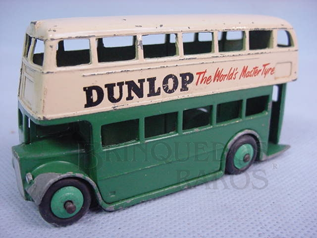 Brinquedo antigo Double Decker Bus Dunlop Ano 1938