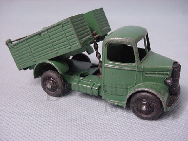 Brinquedo antigo Caminhão basculante Bedford Tipper Truck Ano 1949