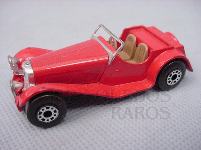 Brinquedo antigo Jaguar SS 100 Superfast vermelho