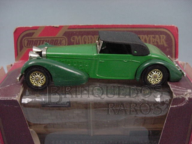 Brinquedo antigo 1938 Hispano Suiza Yesteryear verde