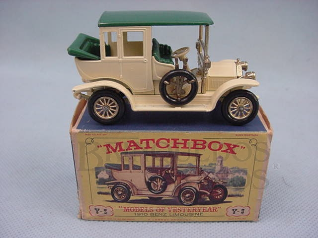 Brinquedo antigo 1910 Benz Limousine Yesteryear