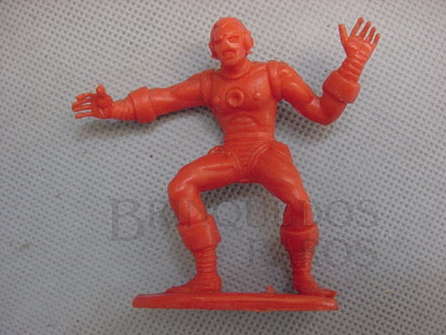 Brinquedo antigo Homem de Ferro de plastico vermelho