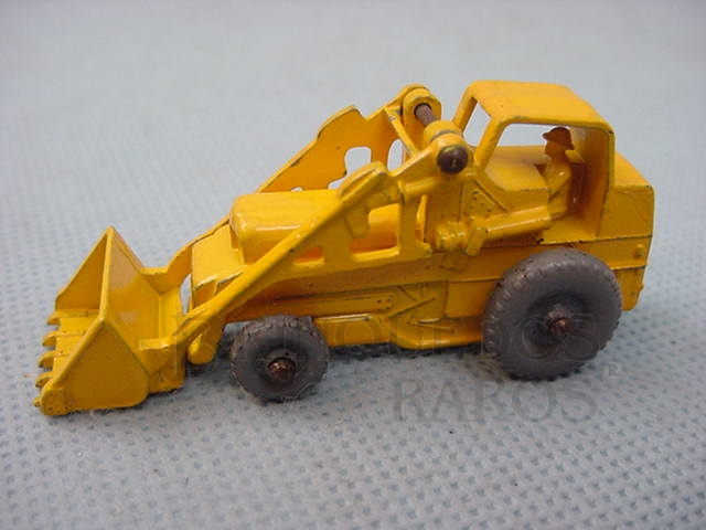 Brinquedo antigo Weatherill Hydraulic Excavator Gray Plastic Regular Wheels amarelo
