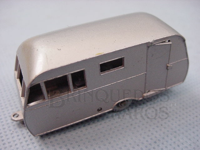 Brinquedo antigo Bluebird Dauphine Trailer Gray Plastic Regular Wheels