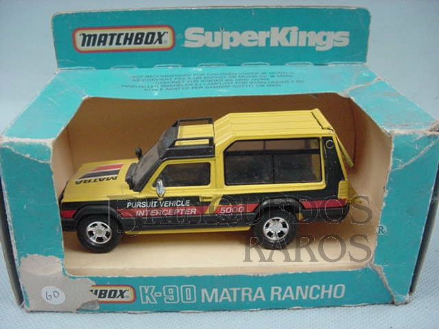 Brinquedo antigo Caminhonete Matra Rancho Série Super Kings