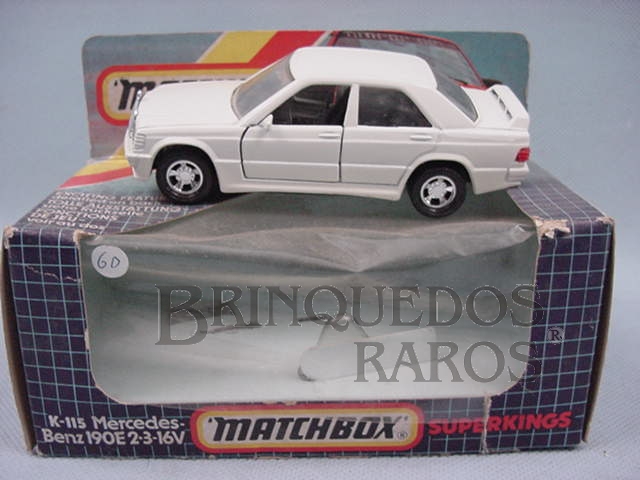Brinquedo antigo Mercedes Benz 190E 2.3 16V Série Super Kings
