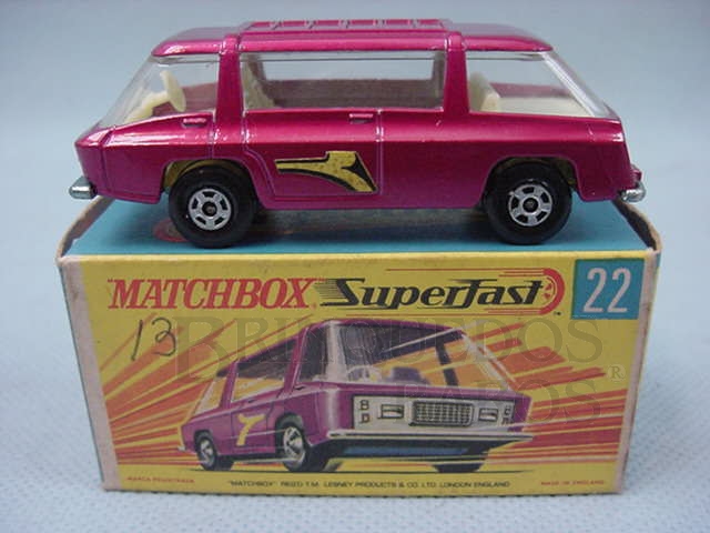 Brinquedo antigo Freeman Intercity Commuter Superfast vermelho metálico