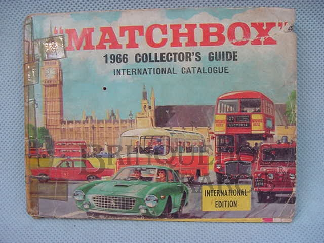 Brinquedo antigo Catálogo Matchbox Ano 1966 edição em inglês