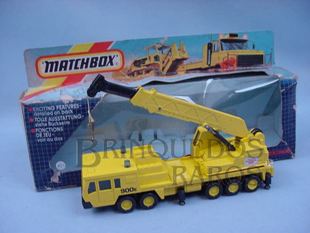 Brinquedo antigo Guindaste Mobile Crane Série Super Kings