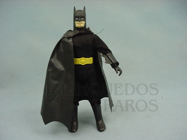 Brinquedo antigo Boneco do Batman com 20 cm de altura Roupa de tecido Década de 1980