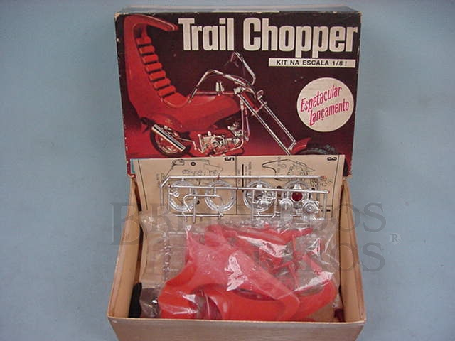 Brinquedo antigo Motociceta Trial Chopper