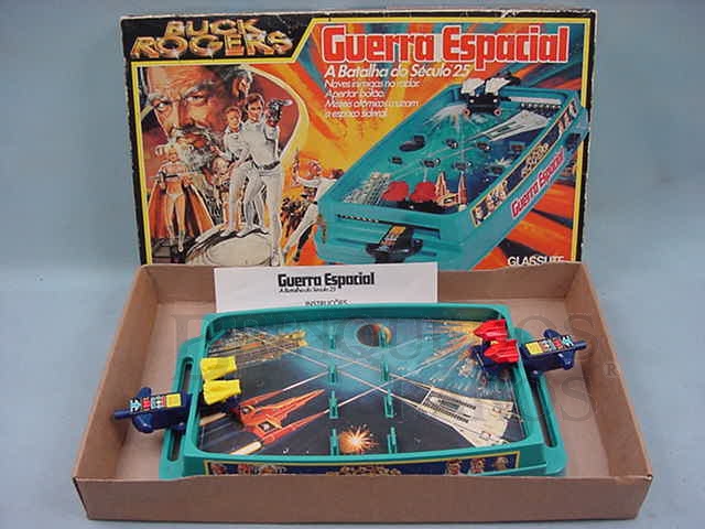 Brinquedo antigo Jogo Guerra Espacial Buck Rogers a batalha do século 25 Década de 1980
