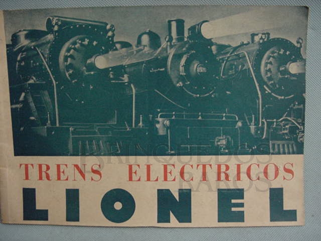Brinquedo antigo Catálogo Lionel Ano 1937 edição em português