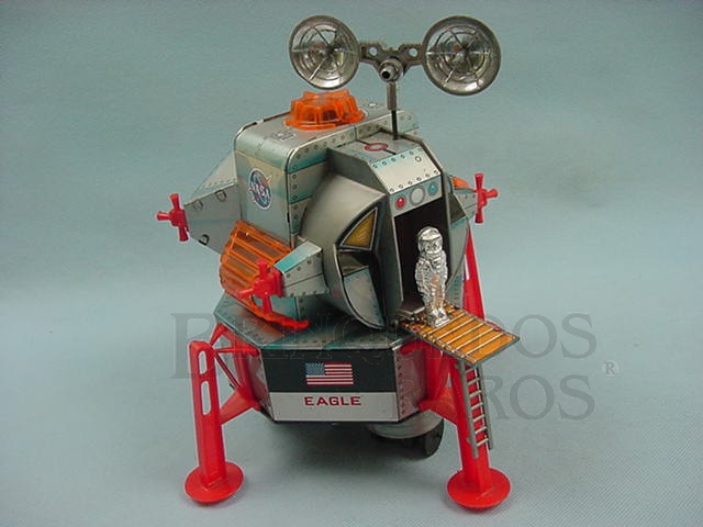 Brinquedo antigo Apollo 11 Eagle Lunar Module módulo Lunar Década de 1970