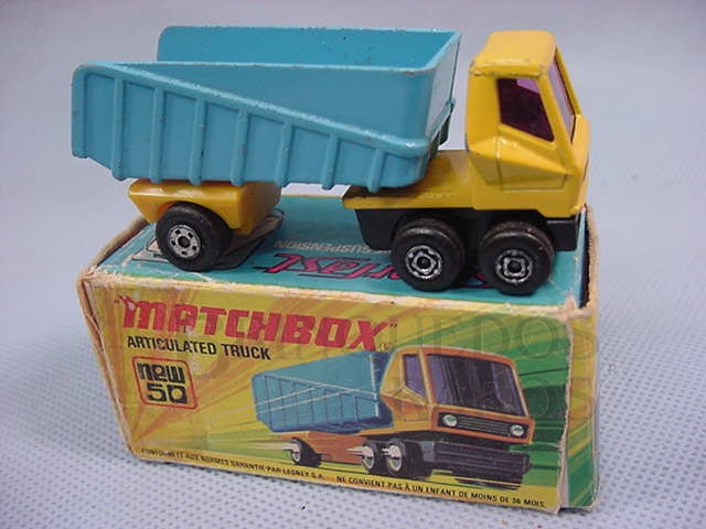 Brinquedo antigo Articulated Truck Superfast cabine amarela