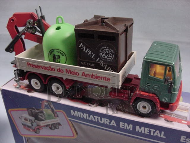 Brinquedo antigo Caminhão Mercedes Benz Preservação do Meio Ambiente Brasilianische Siku Rei Alfema Década de 1980