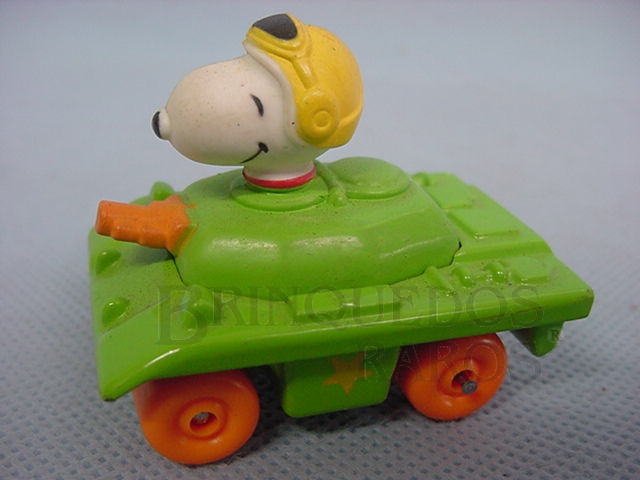 Brinquedo antigo Tanque de guerra do Snoopy
