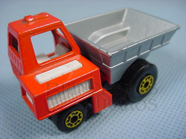 Brinquedo antigo Site Dumper Superfast caçamba prata