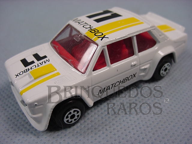 Brinquedo antigo Fiat Abarth Superfast Brazilian Matchbox Inbrima 1980