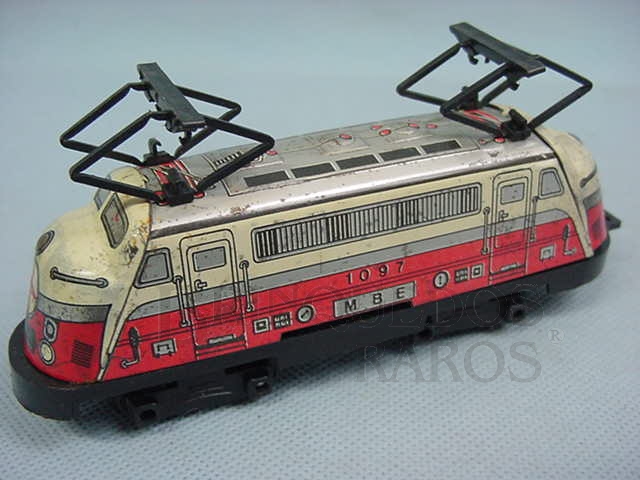 Brinquedo antigo Locomotiva eletrica M.B.E. Ferrorama Década de 1960