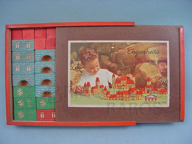 Brinquedo antigo Conjunto de Montar Futuro Engenheiro completo Década de 1960