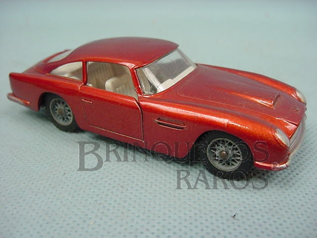 Brinquedo antigo Aston Martin DB5 Vantage vermelho metálico Datado 1-1964