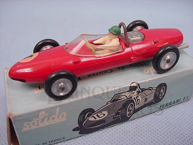 Brinquedo antigo Ferrari 156 Fórmula 1 Shark Nose