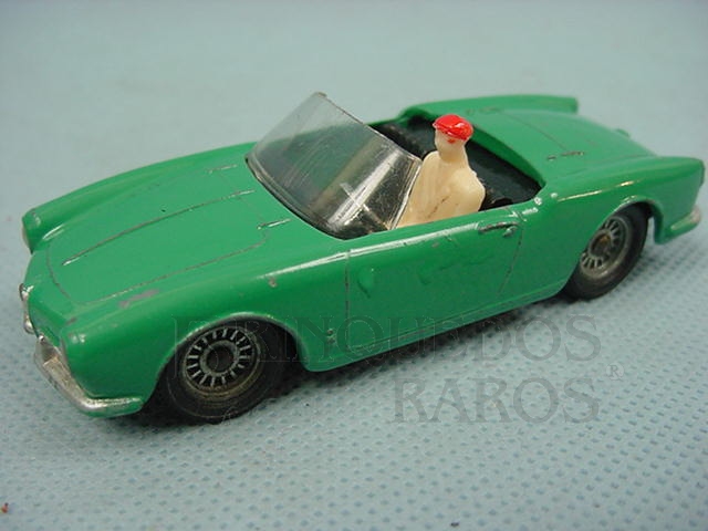 Brinquedo antigo Alfa Romeo Giulietta Spider verde Fabricada pela Brosol Solido brésilienne Década de 1970