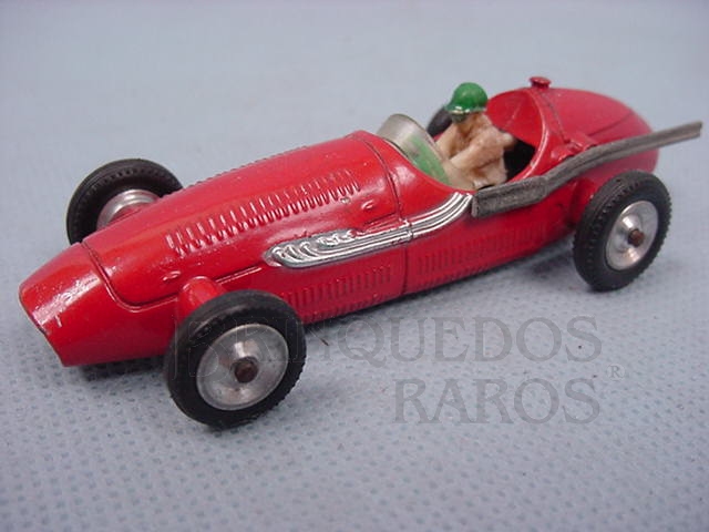 Brinquedo antigo Maserati 250 Fórmula 1 vermelha