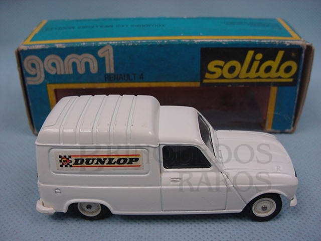 Brinquedo antigo Renault 4 Fourgonnette Dunlop Datado 4-1976
