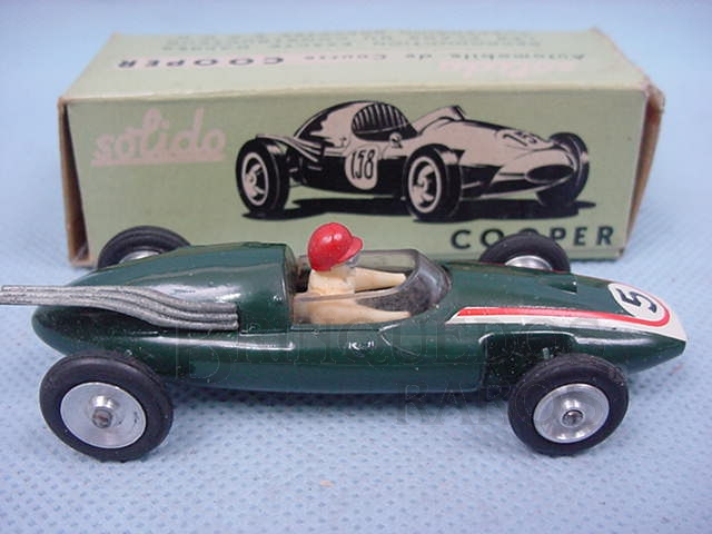 Brinquedo antigo Cooper 1500 Formula 2 verde