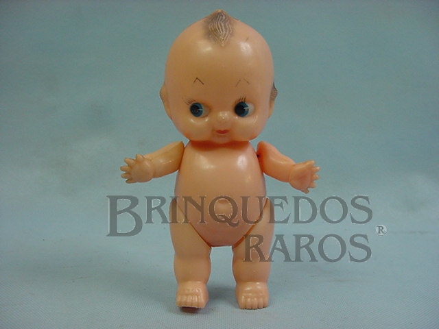 Brinquedo antigo Bebê com 18,00 cm de altura Kwipie Doll Década de 1960