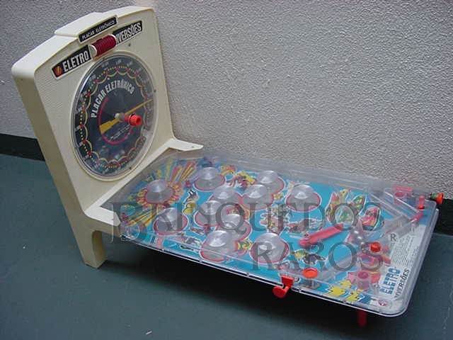 Brinquedo antigo Fliperama Eletro Diversões Década de 1970