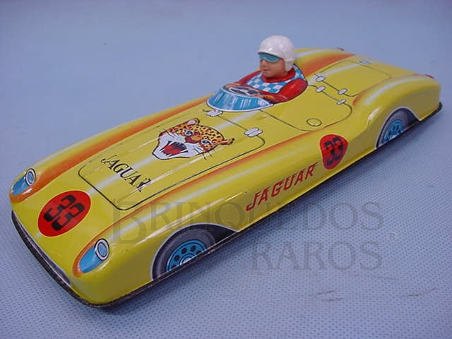 Brinquedo antigo Jaguar com 23,00 cm de comprimento. Década de 1970