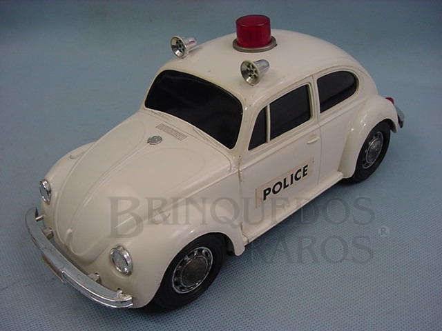 Brinquedo antigo Volkswagen Sedan com 26,00 cm de comprimento Police Década de 1970